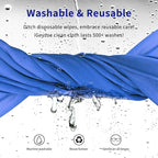 20 Pack Microfiber Glasses Cleaning Cloths - Image 3
