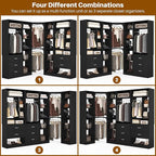 Corner Closet System with 5 Drawers, Closet Organizer System with 15+Shelvess & - Image 6
