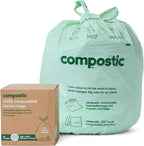 Compostic Home Compostable Trash Bags, 13 Gallon Tall Kitchen Rubbish Bags by COMPOSTIC