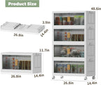 80Gal Stackable Plastic Storage Bins - Image 3