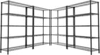Storage Shelves, 5-Tier Adjustable Metal Industrial Utility Shelf Rack by Unknown
