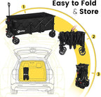 Sekey 48''L Collapsible Foldable Extended Wagon - Image 7