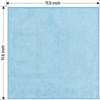 HOMEXCEL Microfiber Cleaning Cloth 20 Pack 11.5 x 11.5 inch Microfiber Towels - Image 7