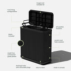 Veradek Tambour Series Outdoor Trash Can - Image 3
