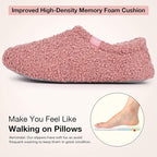 HomeTop Women's Fuzzy Curly Fur Memory Foam Loafer Slippers - Image 4