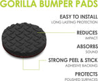 Slipstick GorillaBumperPads Premium 1/2” Rounds Adhesive Non Slip Pads/Bumpers - Image 2