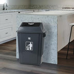 18 Gallon Tall Plastic Trash Can - Image 5