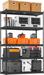 VEVOR Storage Shelves, 2500 lbs, 5 Tier Heavy Duty Garage Shelving, by VEVOR