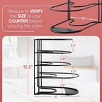 Heavy-Duty Pots and Pans Organizer | 5-Tier Cookware & Lid Storage Rack | - Image 2