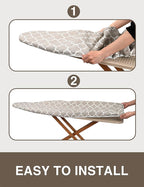 Extra Thick Ironing Board Cover and Pad, Resist Scorching and Staining - Image 5