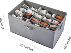 Shoe Storage Organizer for Closet, Shoe Box Organizer, Space Saving Foldable - Image 3