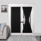DWCN French Door Curtains – Rod Pocket Thermal Blackout Curtain by DWCN