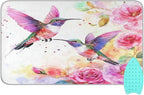 Watercolor Red Hummingbird Ironing Mat by Tatenale