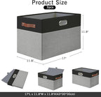 Large Collapsible Fabric Storage Bins - Image 2