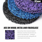 4-1/2" x7/8'' Stripping Discs Rust Remover Wheel Remove Paint and Oxidation - Image 5