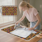 Ironing Mat Pad for Table Portable Travel Iron Blanket African Print Ironing - Image 3