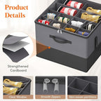 Lifewit Shoe Storage Organizer for Closet Fits 12-16 Pairs, Fabric Large Shoe - Image 4
