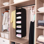 MAX Houser 6 Tier Shelf Hanging Closet Organizer, Closet Hanging Shelf - Image 5