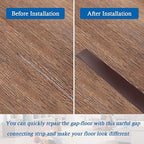 Floor Transition Strip Self Adhesive Floor Cover Strips Laminate 2" Wide Vinyl - Image 4