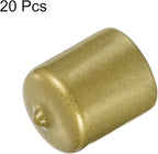 uxcell 20pcs Rubber End Caps 26mm ID Vinyl Round Tube Bolt Cap Cover Thread - Image 2
