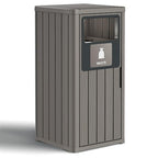 Outdoor Trash Can Waterproof Resin Garbage Can by WTFGO