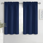 DWCN Navy Blue Blackout Curtains by DWCN