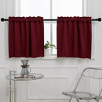 Pickluc Rod Pocket Tier Curtain by PICKLUC
