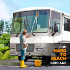 Professional Window Squeegee Cleaner, 2 in 1 Shower Squeegee - Image 4