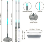 Self Wringing Mop with Bucket- Easy Squeeze Twist Mop with 52.5 Inch Long Handle - Image 2