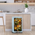 8 Gal Kitchen Trash Can, 30L Recycling or Garbage Bin, Brushed Stainless Steel - Image 6