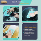 Heavy Duty Wipes Dish Cloths 50Pieces Reusable Wipes Multi-use Cleaning Cloths - Image 9