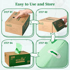 ECOLipak 13 Gallon Compostable Trash Garbage Bags, US BPI ASTM D6400 and OK - Image 5