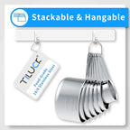 TILUCK Stainless Steel Measuring Spoons Set, Coffee Scoop Spoon, Kitchen Gadgets - Image 4
