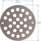 4-Inch Screw-in Shower Drainer Cover Replacement Floor Strainer Floor Drain - Image 2