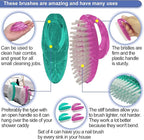 Handle Grip Nail Brush for Cleaning Fingernails Hands & Under Nails, Stiff - Image 3