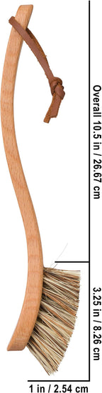 REDECKER Curved Dish Brush, Natural Union Plant Fiber Bristles, Ergonomic Design - Image 3