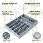 Silverware Organizer, 12.5 Inch Utensil Organizer Kitchen Drawer Organizer - Image 3