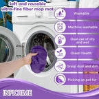 6 Pack Reusable Microfiber Mop Pads Compatible - Image 4