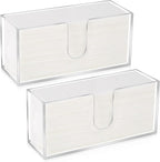 2Pcs Acrylic Paper Towel Dispenser, Paper Towel Holder Countertop Clear Multi by Unknown