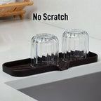 Zulay Kitchen Large Silicone Sponge Holder – Flexible Sink Organizer Tray - Image 7