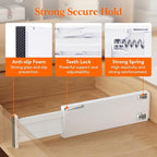 Lifewit 12 Pack Drawer Dividers Plastic 4" High, 13.5-22" Adjustable Drawer - Image 3