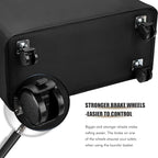 DOKEHOM 25-Inches Slim Laundry Basket on Wheels, Collapsible Rolling Laundry - Image 5
