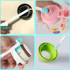 18 Pcs Small Household Cleaning Brushes by ELEMGULY, Deep Detail Crevice Brush - Image 4