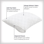 Set of 4 King AllerEase Pillow Protectors - Image 4