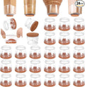 CHUNZEXI 24 Pack Chair Leg Floor Protectors by CHUNZEXI