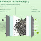 Activated Charcoal Odor Absorber, Natural Charcoal Bags Odor Absorber Bamboo - Image 8