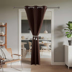 Joydeco Blackout Door Curtain for Doorway Privacy 78 Inches Long, Grommet - Image 2