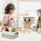 DULLEMELO Small Storage Basket, Fabric Collapsible Gift Storage Basket - Image 7
