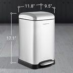 happimess HPM1012A Betty Retro Mini 3.2-Gallon Step-Open Trash Can - Image 6