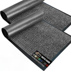 GORILLA GRIP Traffic Guard Door Mat, 2 Pack, Heavy Duty Waterproof Doormat by GorillaGrip